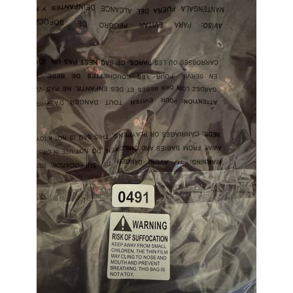 Old Navy Rib Knit Fitted Maroon Ditsy Floral Long Sleeve Top Tee Cottagecore XL - Picture 6 of 8